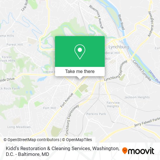 Kidd's Restoration & Cleaning Services map