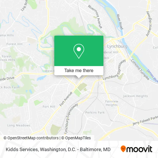 Kidds Services map