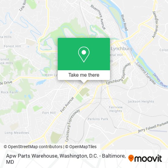 Mapa de Apw Parts Warehouse