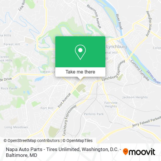 Napa Auto Parts - Tires Unlimited map