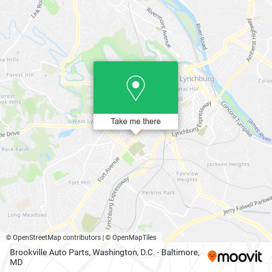 Brookville Auto Parts map