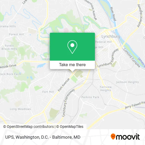 UPS map