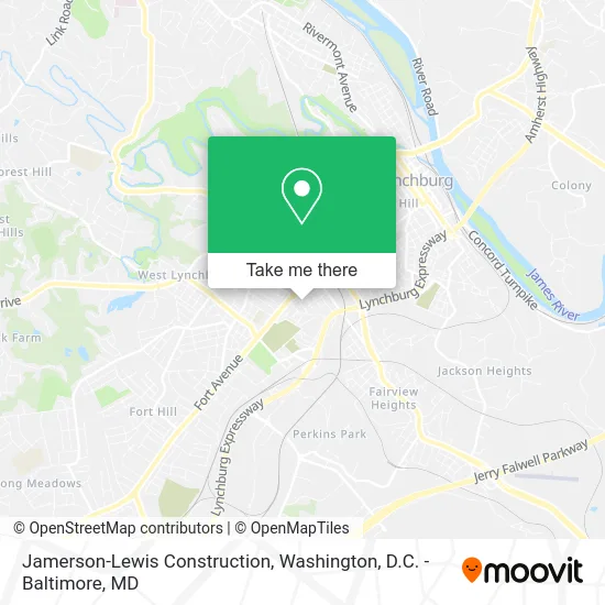 Jamerson-Lewis Construction map