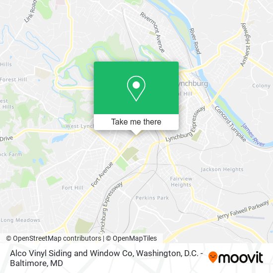 Mapa de Alco Vinyl Siding and Window Co