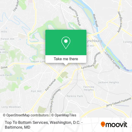 Top To Bottom Services map
