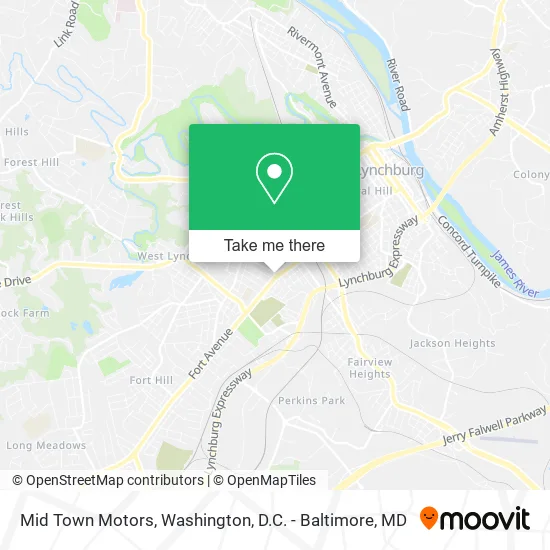 Mid Town Motors map
