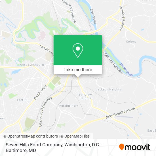 Seven Hills Food Company map