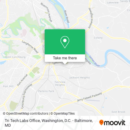 Mapa de Tri Tech Labs Office