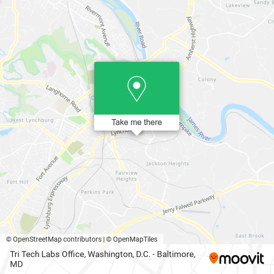Tri Tech Labs Office map