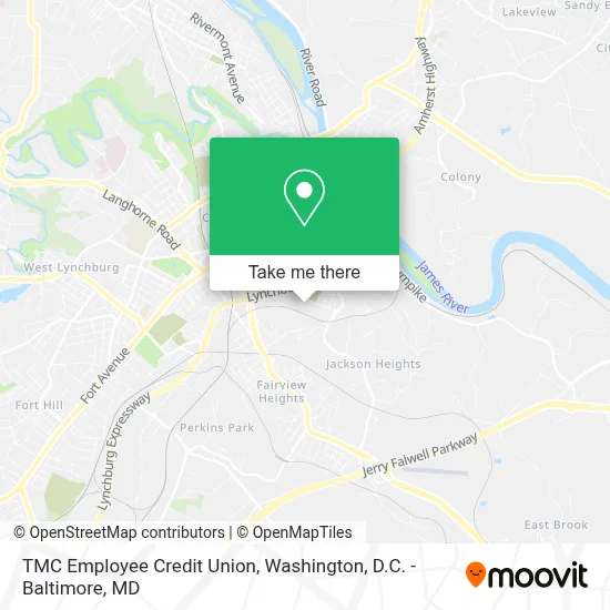 TMC Employee Credit Union map