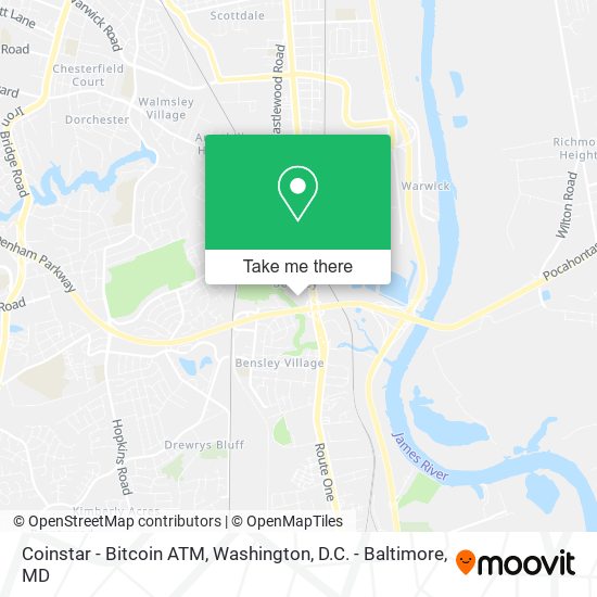 Coinstar - Bitcoin ATM map