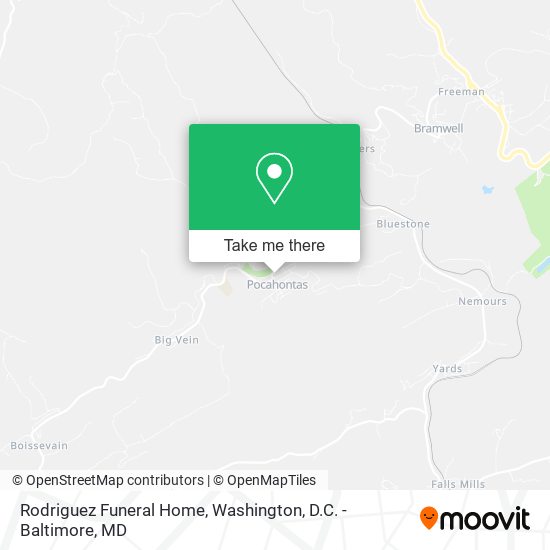 Rodriguez Funeral Home map