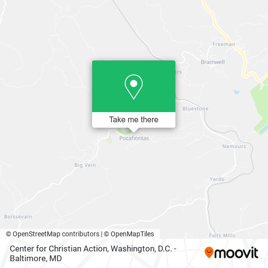 Mapa de Center for Christian Action