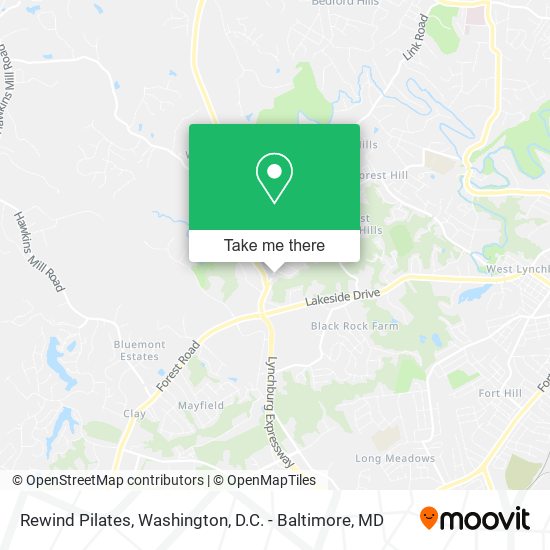 Rewind Pilates map