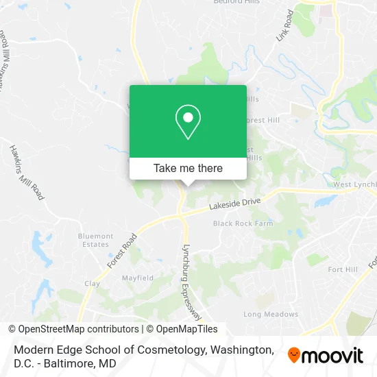 Modern Edge School of Cosmetology map