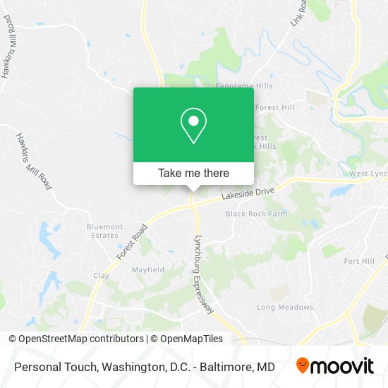 Personal Touch map