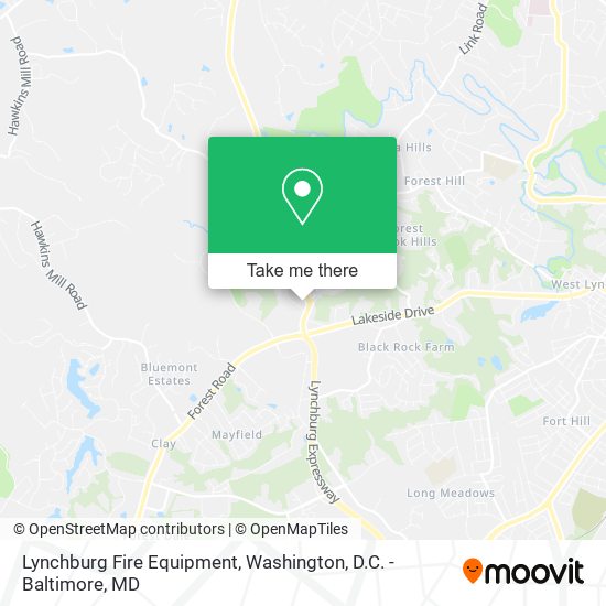Mapa de Lynchburg Fire Equipment