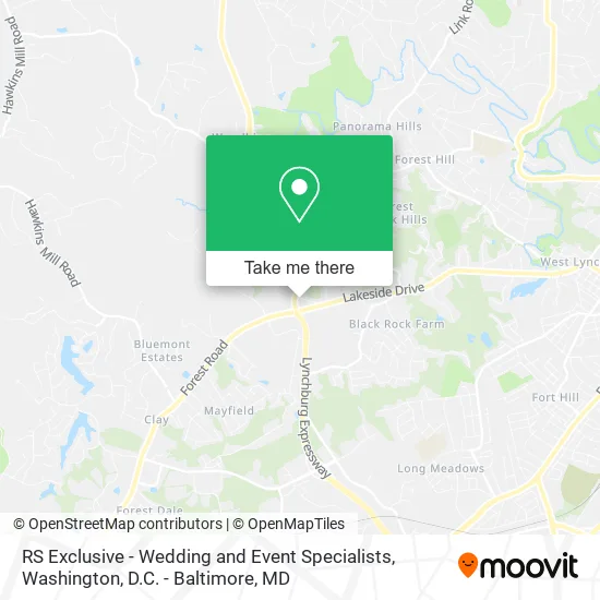 RS Exclusive - Wedding and Event Specialists map