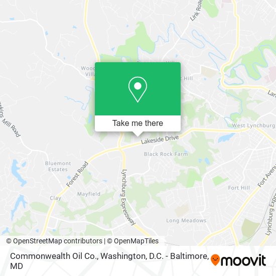 Mapa de Commonwealth Oil Co.