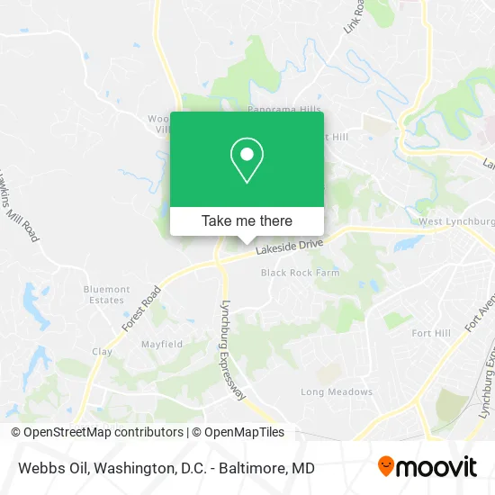 Webbs Oil map