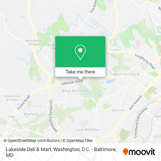 Lakeside Deli & Mart map