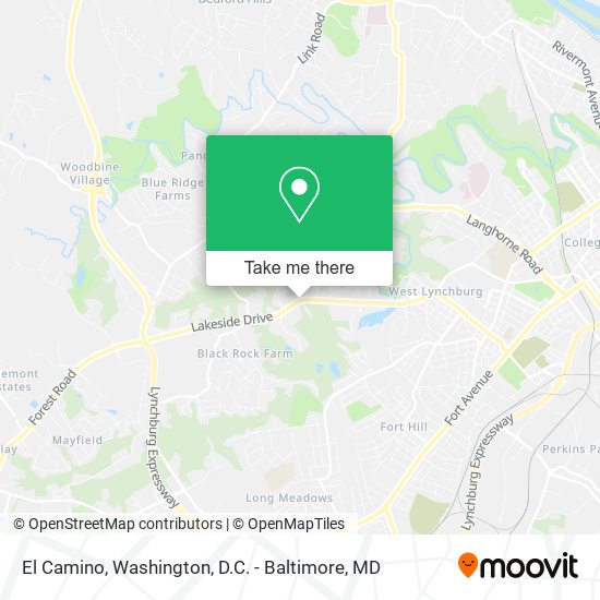 El Camino map