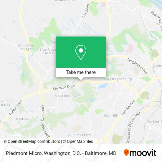 Piedmont Micro map