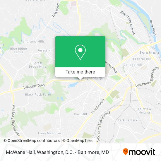 McWane Hall map