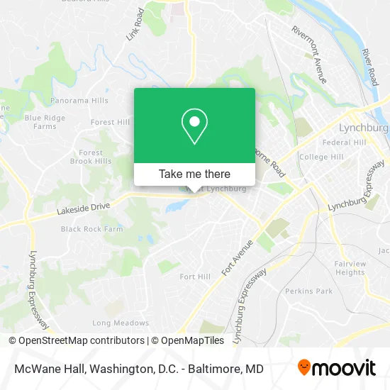 McWane Hall map
