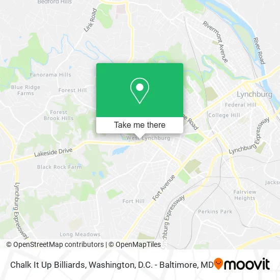 Chalk It Up Billiards map