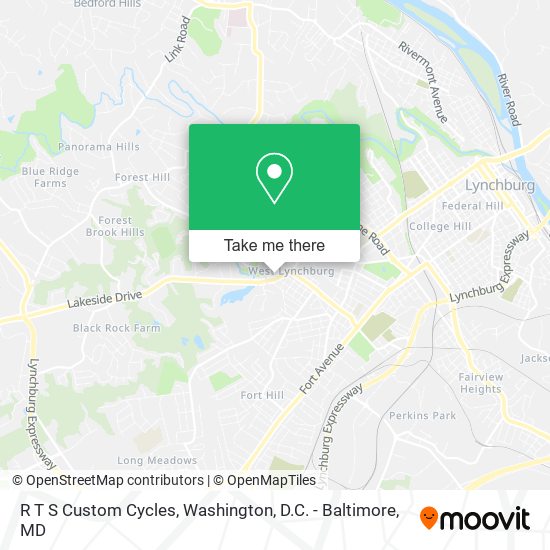 R T S Custom Cycles map