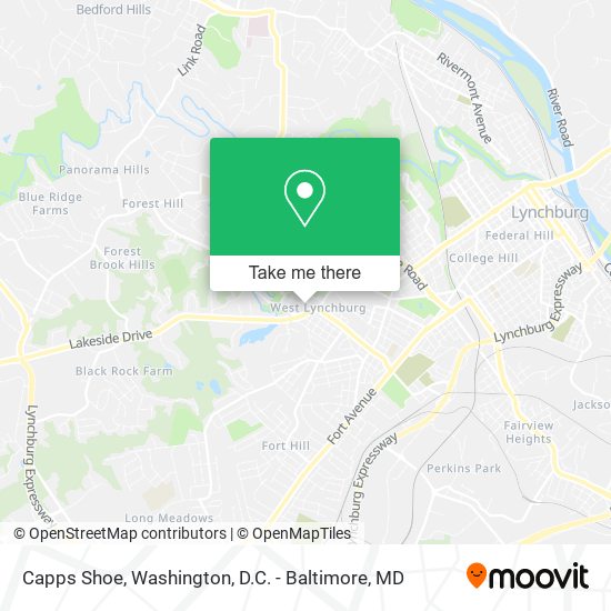 Mapa de Capps Shoe