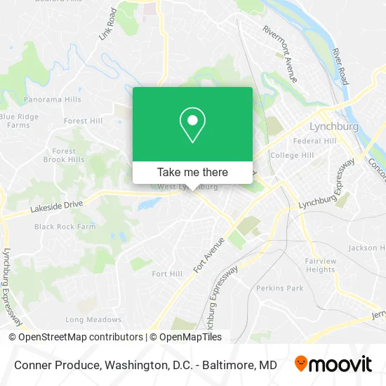 Conner Produce map