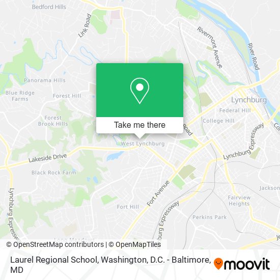 Laurel Regional School map