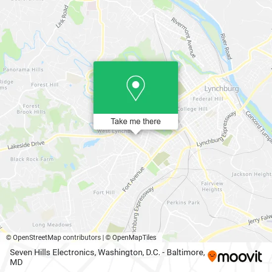 Seven Hills Electronics map
