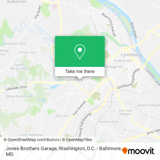 Mapa de Jones Brothers Garage