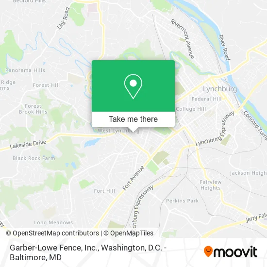 Garber-Lowe Fence, Inc. map