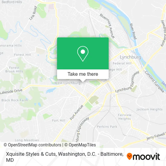 Xquisite Styles & Cuts map