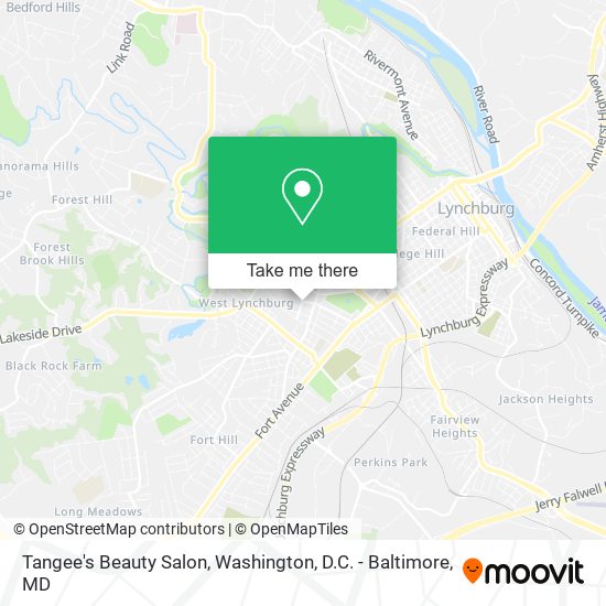Mapa de Tangee's Beauty Salon