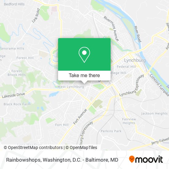 Rainbowshops map