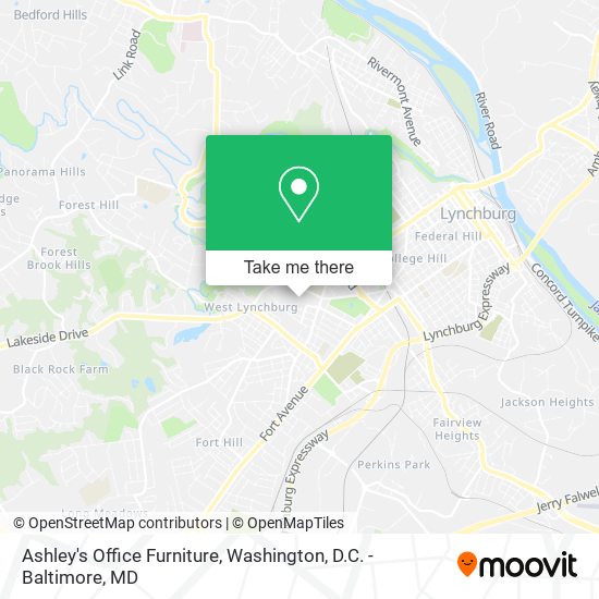 Ashley's Office Furniture map