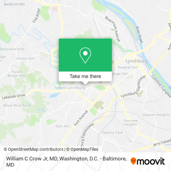 Mapa de William C Crow Jr, MD