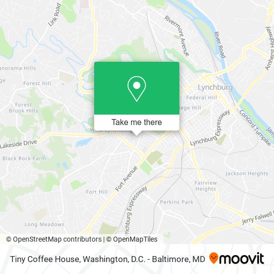 Mapa de Tiny Coffee House