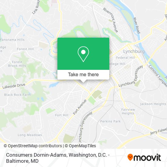 Mapa de Consumers Dornin-Adams