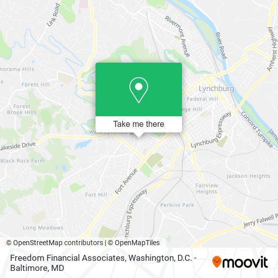 Freedom Financial Associates map