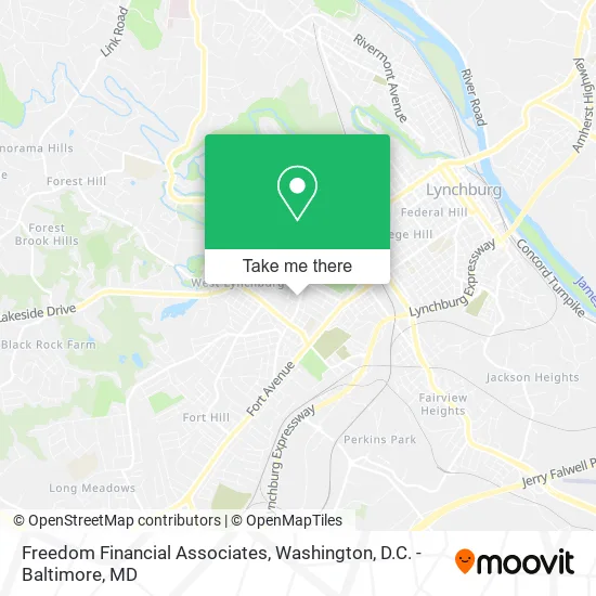Mapa de Freedom Financial Associates