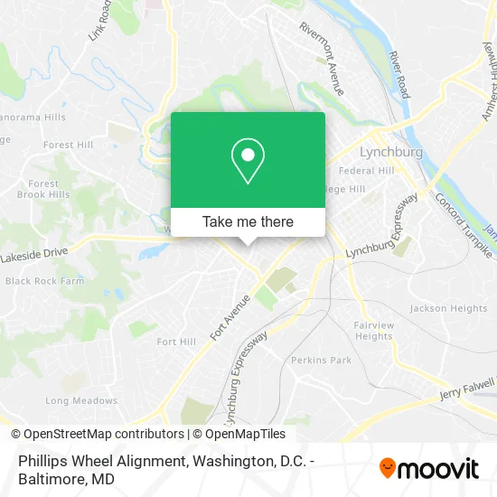 Mapa de Phillips Wheel Alignment