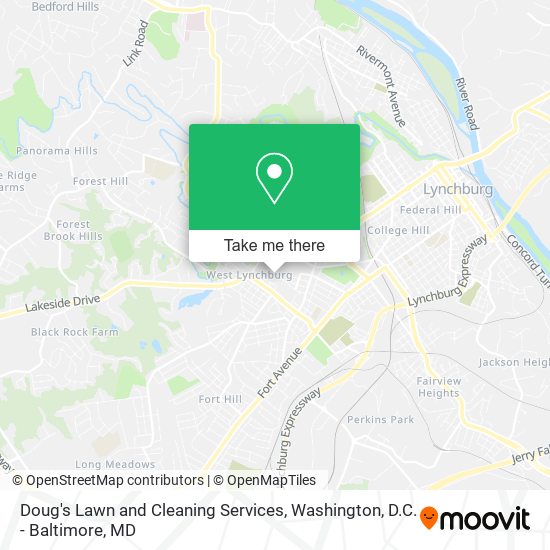Doug's Lawn and Cleaning Services map