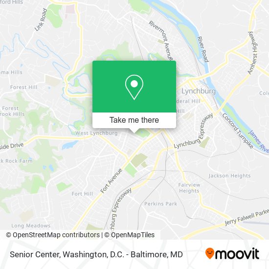 Senior Center map