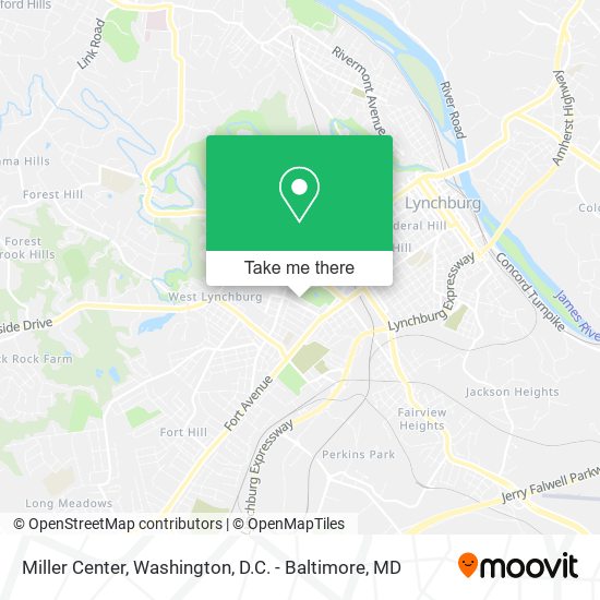 Miller Center map
